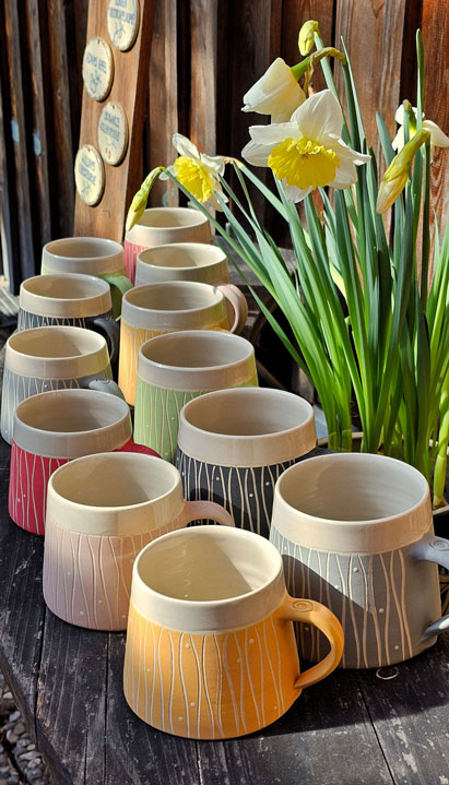 Tassen - Sgraffito / 375 ml